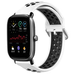 20mm Perforated Breathable Sports Silicone Watch Band, For Amazfit GTS 2 Mini, For Amazfit GTS 2, For Amazfit GTS