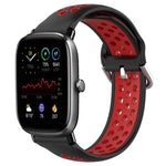 20mm Perforated Breathable Sports Silicone Watch Band, For Amazfit GTS 2 Mini, For Amazfit GTS 2, For Amazfit GTS