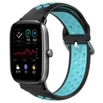 20mm Perforated Breathable Sports Silicone Watch Band, For Amazfit GTS 2 Mini, For Amazfit GTS 2, For Amazfit GTS