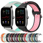 20mm Perforated Breathable Sports Silicone Watch Band, For Amazfit GTS 2 Mini, For Amazfit GTS 2, For Amazfit GTS