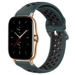 20mm Perforated Breathable Sports Silicone Watch Band, For Amazfit GTS 2 Mini, For Amazfit GTS 2, For Amazfit GTS