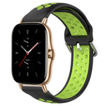 20mm Perforated Breathable Sports Silicone Watch Band, For Amazfit GTS 2 Mini, For Amazfit GTS 2, For Amazfit GTS