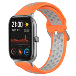 20mm Perforated Breathable Sports Silicone Watch Band, For Amazfit GTS 2 Mini, For Amazfit GTS 2, For Amazfit GTS