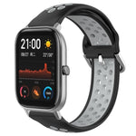 20mm Perforated Breathable Sports Silicone Watch Band, For Amazfit GTS 2 Mini, For Amazfit GTS 2, For Amazfit GTS