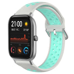 20mm Perforated Breathable Sports Silicone Watch Band, For Amazfit GTS 2 Mini, For Amazfit GTS 2, For Amazfit GTS