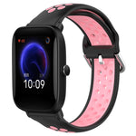 20mm Perforated Breathable Sports Silicone Watch Band, For Amazfit GTR 42MM, For Amazfit Pop Pro, For Amazfit Pop
