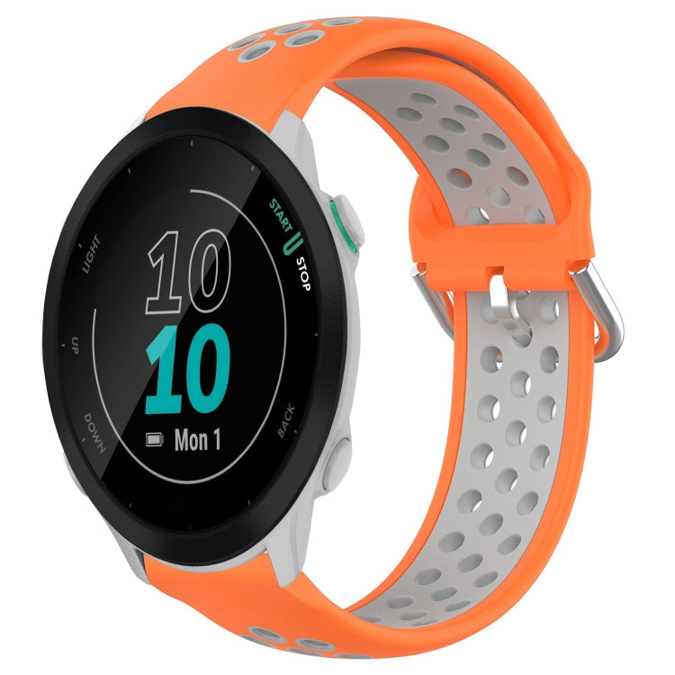 20mm Perforated Breathable Sports Silicone Watch Band, For Garmin Forerunner 158, For Garmin Forerunner 55, For Garmin Venu
