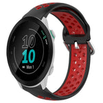 20mm Perforated Breathable Sports Silicone Watch Band, For Garmin Forerunner 158, For Garmin Forerunner 55, For Garmin Venu