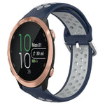 20mm Perforated Breathable Sports Silicone Watch Band, For Garmin Forerunner 645 Music, For Garmin Forerunner Sq2, For Garmin Forerunner Sq2 Music