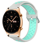 22mm Perforated Breathable Sports Silicone Watch Band, For Huawei Watch 3 Pro, For Huawei GT2 Pro, For Honor Watch GS 3