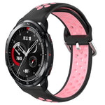 22mm Perforated Breathable Sports Silicone Watch Band, For Honor Watch GS Pro, For Honor Magic Watch 2 46mm, For Honor Watch Dream