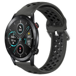 22mm Perforated Breathable Sports Silicone Watch Band, For Honor Watch GS Pro, For Honor Magic Watch 2 46mm, For Honor Watch Dream