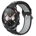 22mm Perforated Breathable Sports Silicone Watch Band, For Honor Watch GS Pro, For Honor Magic Watch 2 46mm, For Honor Watch Dream