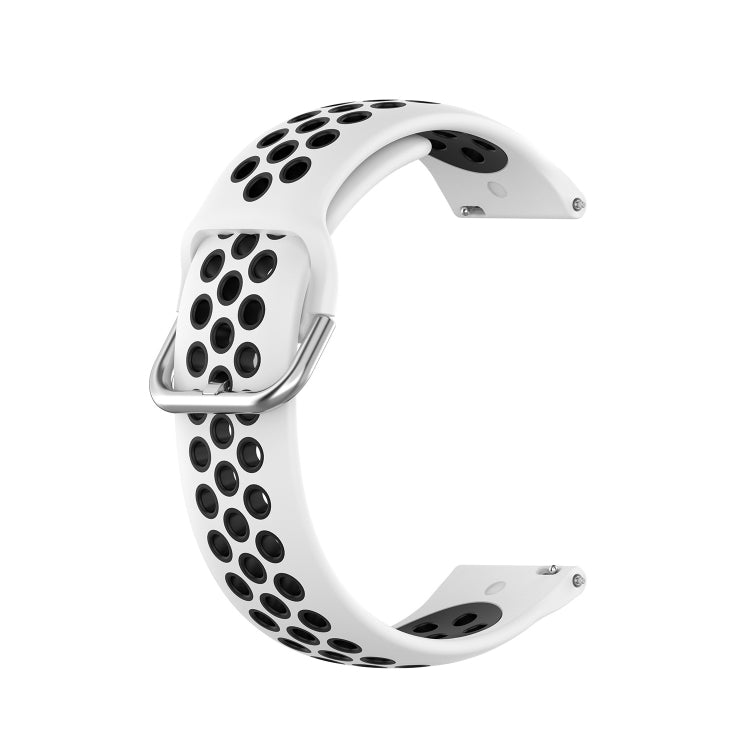 22mm Perforated Breathable Sports Silicone Watch Band, For Huawei Watch 3 Pro New