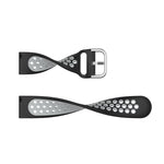 22mm Perforated Breathable Sports Silicone Watch Band, For Huawei Watch 3 Pro New