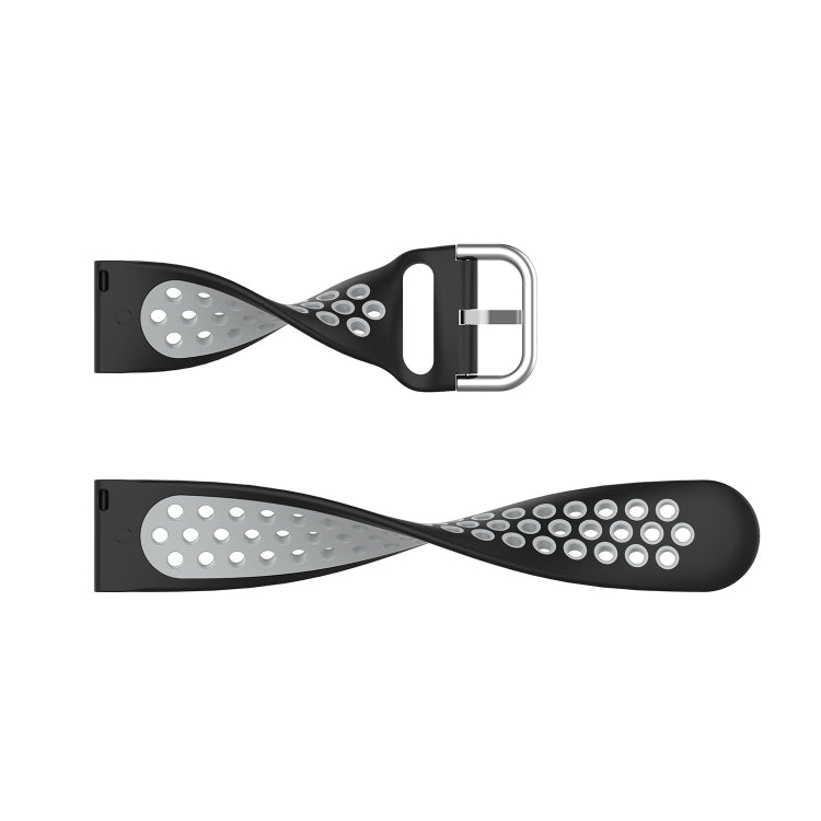 22mm Perforated Breathable Sports Silicone Watch Band, For Huawei Watch 3 Pro New