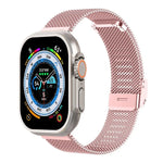 สายรัดนาฬิกาเหล็กถัก Milan แบบหัวเข็มขัดรวม สำหรับ Apple Watch Series 8&7 41 มม., สำหรับ Apple Watch Ultra 49 มม. / Series 8&7 45 มม.