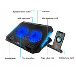 แผ่นรองระบายความร้อนโน้ตบุ๊ก S900 ปรับความสูงได้ มีพอร์ต USB คู่ RGB