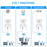 U8 เราเตอร์ขยายสัญญาณ WiFi ไร้สาย 300Mbps ตัวขยายสัญญาณ Wi-Fi, ปลั๊ก US, ปลั๊ก EU