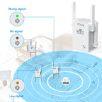 U8 เราเตอร์ขยายสัญญาณ WiFi ไร้สาย 300Mbps ตัวขยายสัญญาณ Wi-Fi, ปลั๊ก US, ปลั๊ก EU