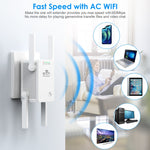 U8 เราเตอร์ขยายสัญญาณ WiFi ไร้สาย 300Mbps ตัวขยายสัญญาณ Wi-Fi, ปลั๊ก US, ปลั๊ก EU
