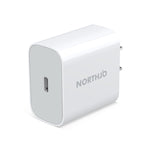 ที่ชาร์จผนังเร็วพอร์ตเดียว NORTHJO NOPD2000 PD 20W USB-C / Type-C พร้อมปลั๊ก US, EU