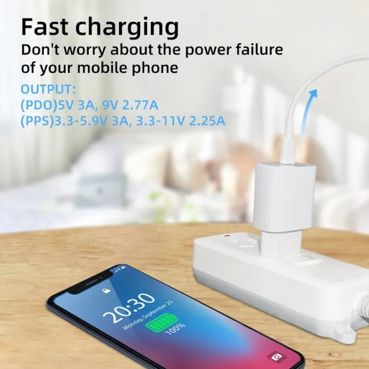 ที่ชาร์จ TA800 PD / PPS 25W พอร์ต Type-C สำหรับ Samsung, ปลั๊ก EU, ปลั๊ก EU