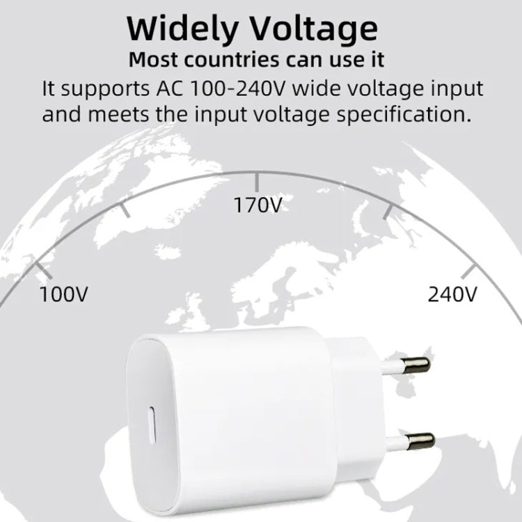ที่ชาร์จ TA800 PD / PPS 25W พอร์ต Type-C สำหรับ Samsung, ปลั๊ก EU, ปลั๊ก EU