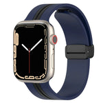 สายซิลิโคนสองสี Magnetic Clasp สำหรับ Apple Watch Ultra 49mm, สำหรับ Apple Watch Series 8&7 45mm, สำหรับ Apple Watch Series 8&7 41mm