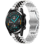 Five Bull Half Round Stainless Steel Watch Band + Strap Removal Tool, For Huawei Watch 3 / 3 Pro, For Huawei Watch GT2 Pro / GT 2e, For Huawei Watch GT 42mm/46mm / GT2 46mm