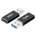 อะแดปเตอร์แปลง USB3.1 Type-C ตัวเมียเป็น USB3.0 ตัวผู้ ความเร็ว 10Gbps พร้อมชิป