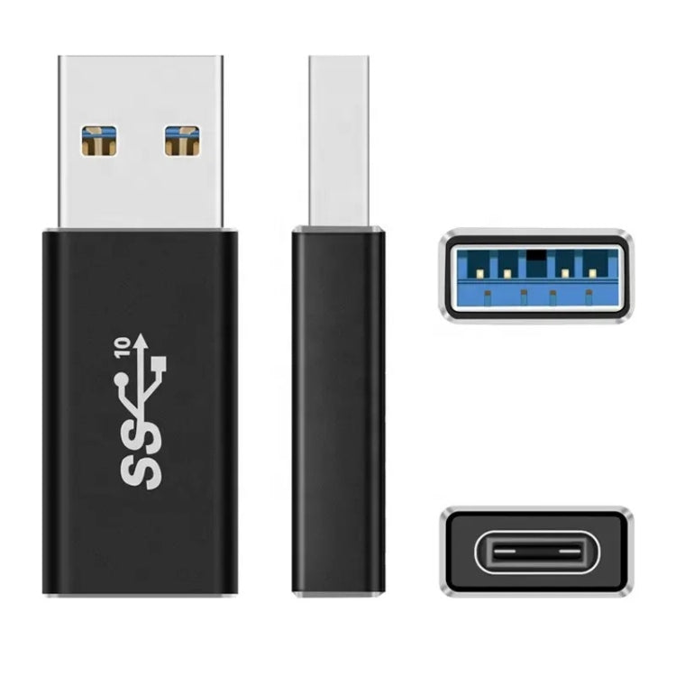 อะแดปเตอร์แปลง USB3.1 Type-C ตัวเมียเป็น USB3.0 ตัวผู้ ความเร็ว 10Gbps พร้อมชิป