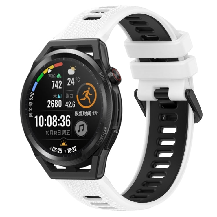 22mm Sports Two-Color Silicone Watch Band, For Huawei Watch GT Runner, For Huawei Watch 3, For Huawei Watch 3 Pro, For Huawei GT2 Pro