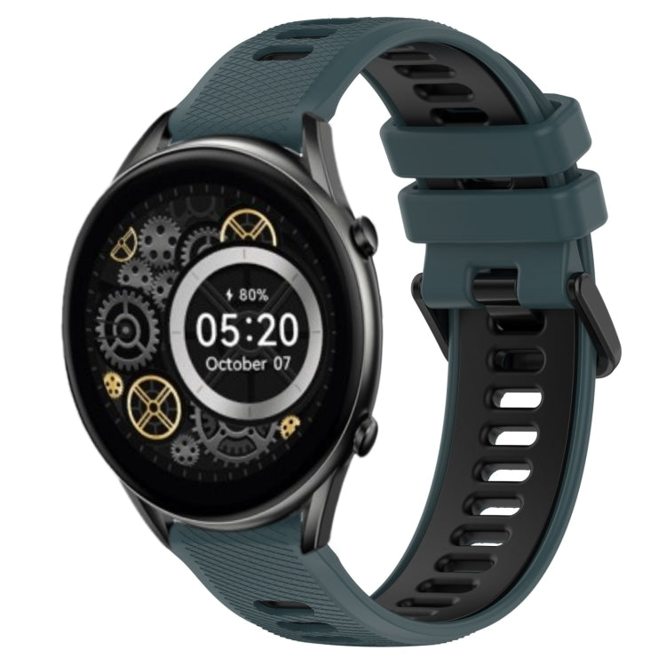 22mm Sports Two-Color Silicone Watch Band, For Xiaomi Haylou RT2 LS10, For  Xiaomi Haylou RS4 LS12