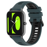 22mm Sports Two-Color Silicone Watch Band, For Xiaomi Haylou RT2 LS10, For  Xiaomi Haylou RS4 LS12