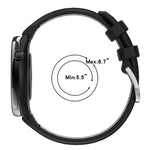 สายรัดนาฬิกาซิลิโคนหัวเข็มขัดเหล็กสองสีขนาด 22 มม. สำหรับ Samsung Galaxy Watch3 45mm, สำหรับ Samsung Galaxy Watch 46mm, สำหรับ Samsung Gear S3 Classic, สำหรับ Samsung Gear S3 Frontier