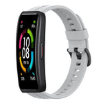 Solid Color Silicone Watch Band, For Huawei Band 7, For Huawei Band 6, For Huawei Band 3