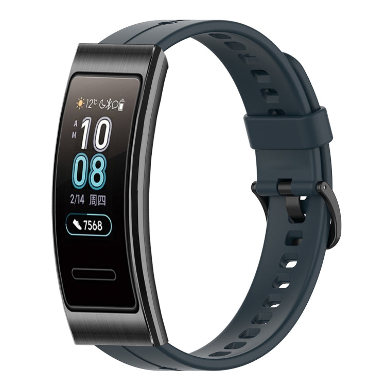Solid Color Silicone Watch Band, For Huawei Band 7, For Huawei Band 6, For Huawei Band 3