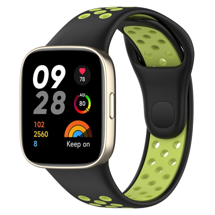 Sports Two-Color Silicone Watch Band, For Redmi Watch 3, For Redmi Watch 3 Lite
