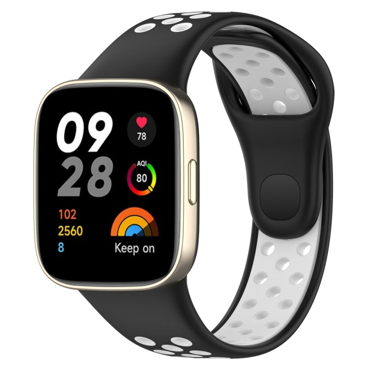 Sports Two-Color Silicone Watch Band, For Redmi Watch 3, For Redmi Watch 3 Lite