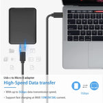 JUNSUNMAY อะแดปเตอร์แปลง USB-C / Type-C ตัวเมียเป็นตัวผู้ USB 3.0 Micro B, 1 ชิ้น, 2 ชิ้น