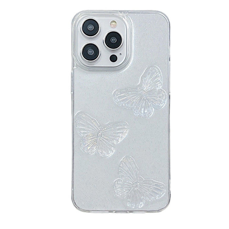Clear Crystal Butterflies TPU Phone Case, For iPhone 16 Pro Max, For iPhone 16 Pro, For iPhone 16 Plus, For iPhone 16, For iPhone 15 Pro Max, For iPhone 15 Pro, For iPhone 15 Plus, For iPhone 15, For iPhone 14 Plus, For iPhone 14, For iPhone 14 Pro    ...
