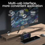 ฐานชาร์จแท่นวาง V266 5 in 1 สำหรับ Steam Deck รองรับ 4K/60Hz USB3.0, V266 5 in 1