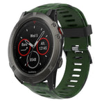 26mm Camouflage Printed Silicone Watch Band, For Garmin Enduro, For Garmin Fenix 6X, For Garmin Fenix 6X Pro, For Garmin Fenix 6X Sapphire, For Garmin Fenix 5X Sapphire, For Garmin Fenix 5X Plus, For Garmin Fenix 3, For Garmin Fenix 3 HR