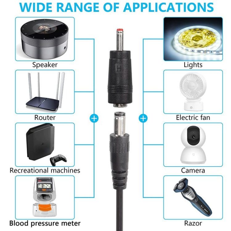 สายแปลงอะแดปเตอร์ USB DC 5V เป็น 12V, DC 5V เป็น 12V