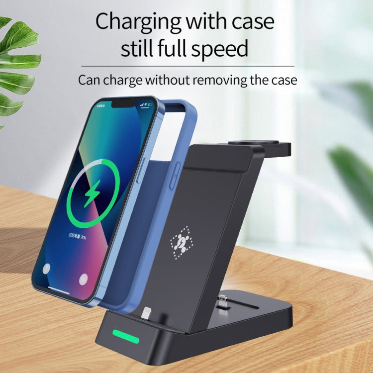 แท่นชาร์จไร้สาย 3 in 1 18W รุ่น B20 สำหรับ iPhone และ Apple Watch Series, B20 สำหรับ Apple