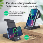 แท่นชาร์จไร้สาย Qi 15W รุ่น B20A รองรับ iPhone iWatch Airpods, B20A สำหรับ Apple
