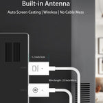 ชุดส่งและรับสัญญาณ HDMI ไร้สาย อะแดปเตอร์ขยายสัญญาณ HDMI ไร้สาย วิดีโอเสียง 1080P 60fps สำหรับพีซี แล็ปท็อป กล้อง ไปยัง HDTV/โปรเจคเตอร์