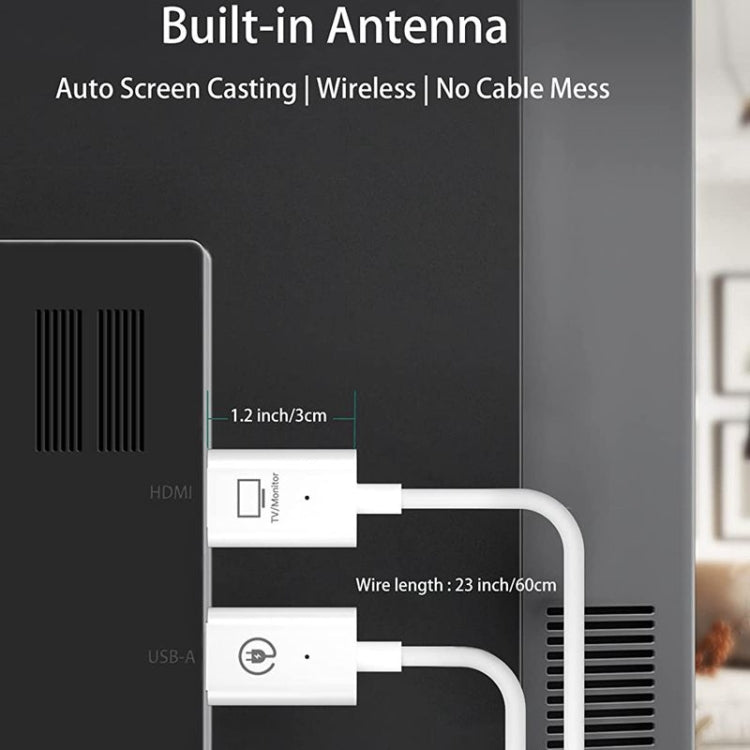 ชุดส่งและรับสัญญาณ HDMI ไร้สาย อะแดปเตอร์ขยายสัญญาณ HDMI ไร้สาย วิดีโอเสียง 1080P 60fps สำหรับพีซี แล็ปท็อป กล้อง ไปยัง HDTV/โปรเจคเตอร์
