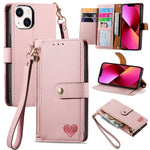 เคสโทรศัพท์หนังพร้อมซิปและสายคล้อง Love สำหรับ iPhone 14 Pro Max, สำหรับ iPhone 7 / 8 / SE 2022, สำหรับ iPhone 13 Pro Max, สำหรับ iPhone 13 Pro, สำหรับ iPhone 13, สำหรับ iPhone 12 / 12 Pro, สำหรับ iPhone 12 Pro Max, สำหรับ iPhone 11 Pro Max
